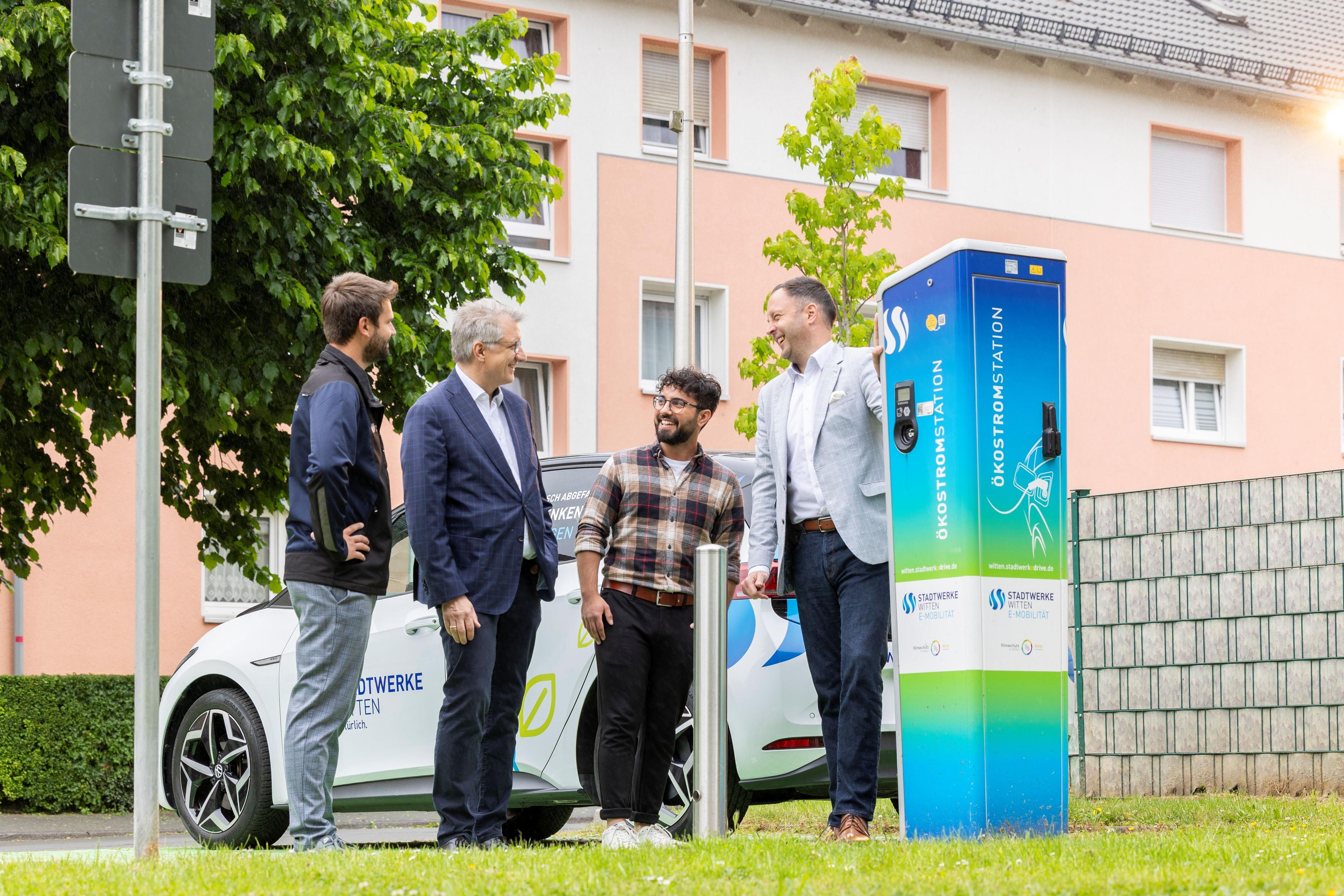 Wallbox vor Wohngenossenschaft