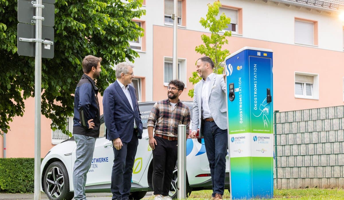 Wallbox vor Wohngenossenschaft