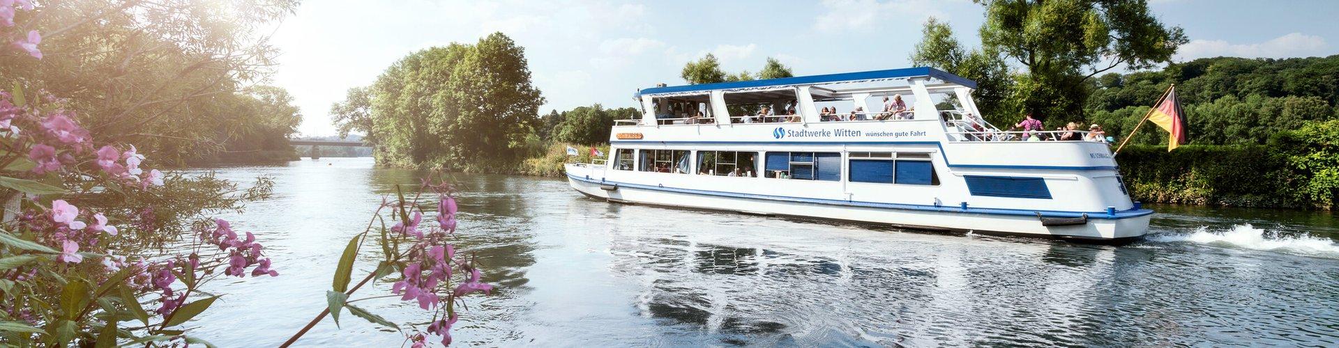 Schwalbe bei guten Wetter auf der Ruhr.