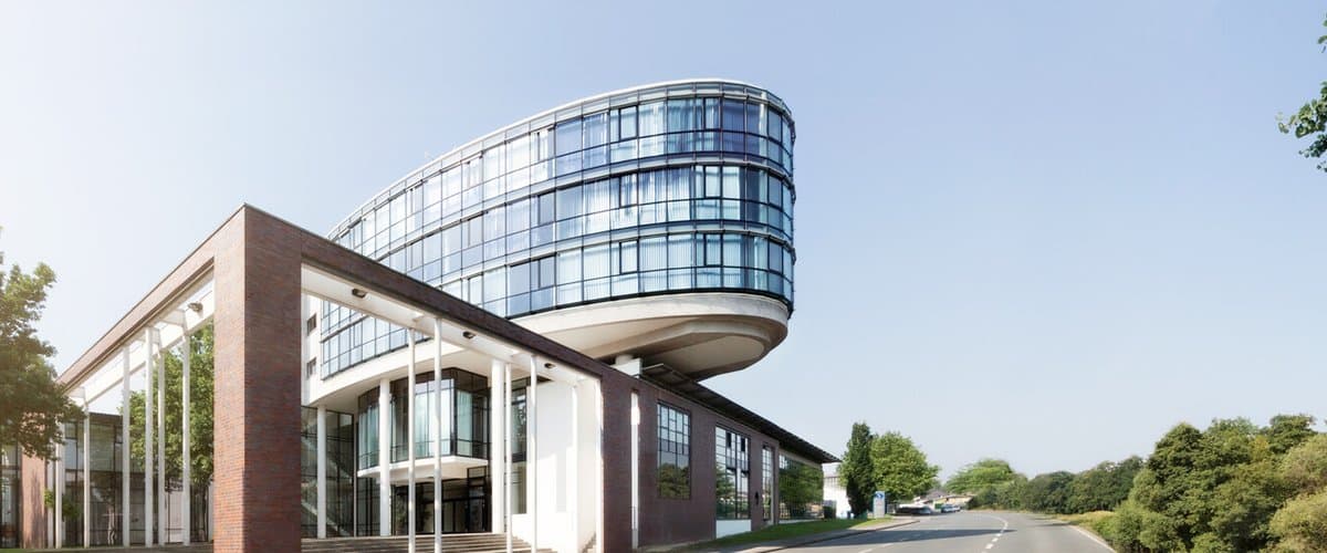 Verwaltungsgebäude der Stadtwerke Witten von außen.