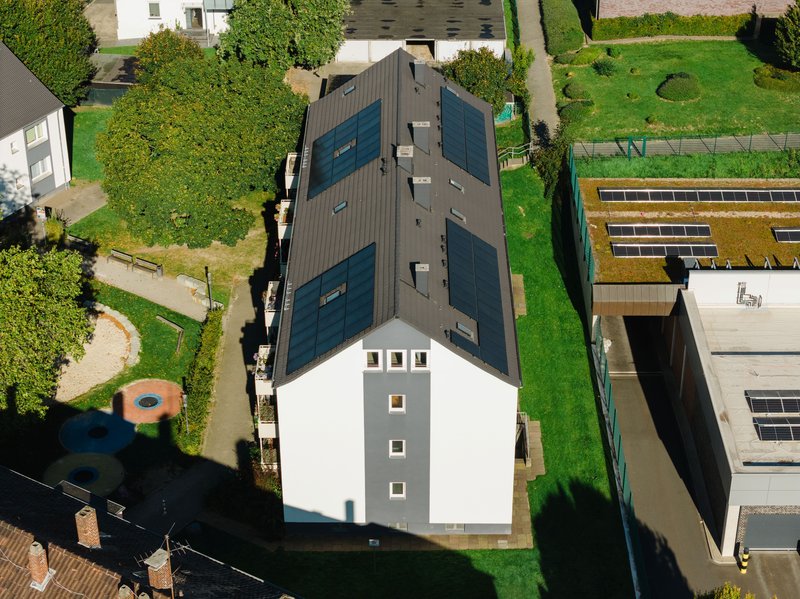 Wohnquartier von oben. Foto: Ludgar Staudinger